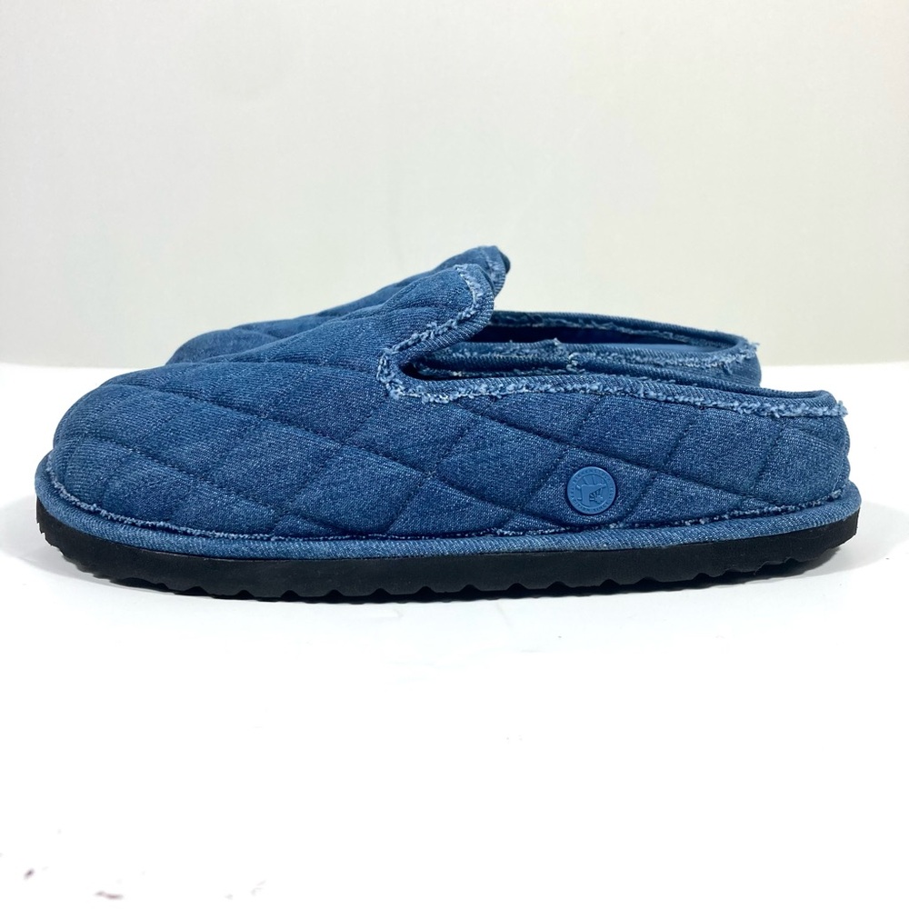 Birkenstock 1774 Eliscu Quilted Denim Slide Clogs Mules Faded Denim 7 38 NEW - Picture 7 of 17